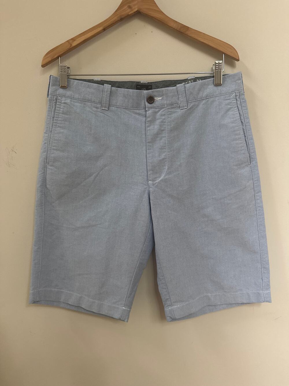 J crew light blue Chino shorts size 32 preppy, coastal, casual, nautical beach